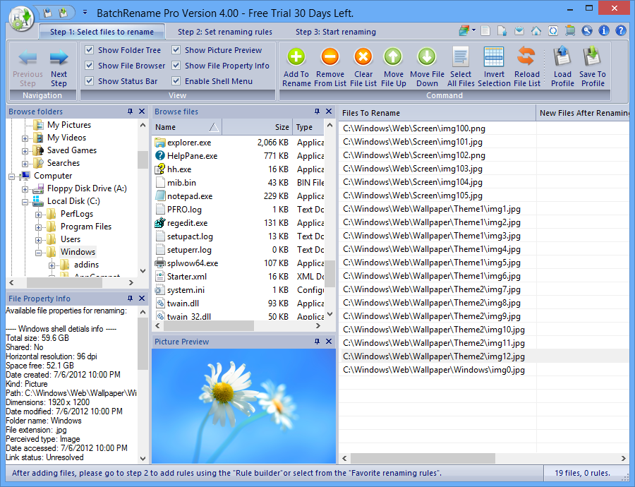 Windows 7 BatchRename 4.5.1.1 full