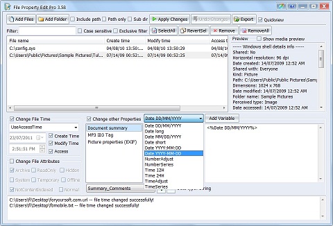 File Property Edit